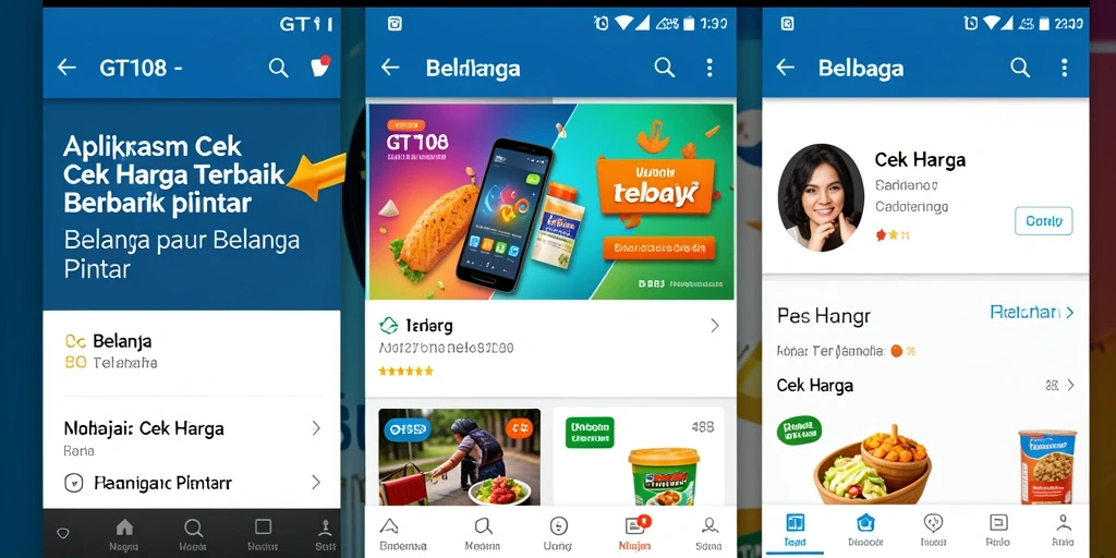 Screenshot antarmuka aplikasi menunjukkan fitur cek harga yang bermanfaat.