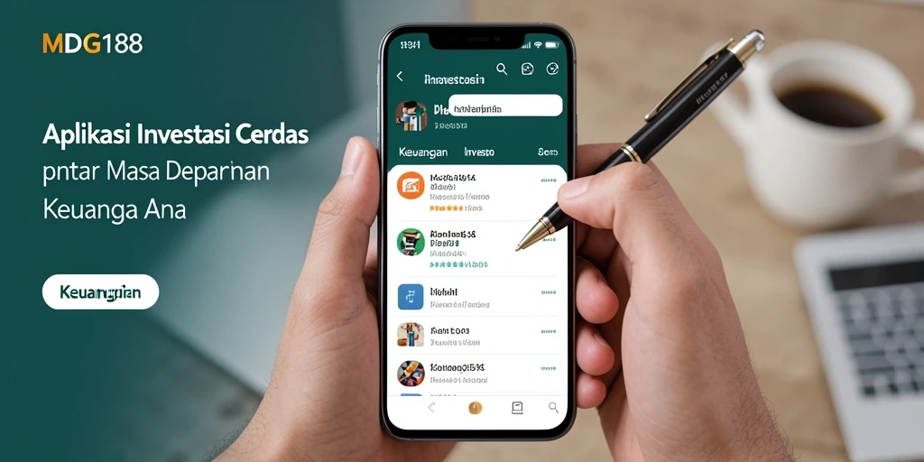 Screenshot MDG188 menunjukkan antarmuka pengguna yang sederhana dan fungsional untuk investasi.