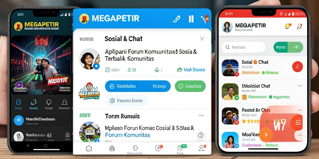 Tampilan antarmuka MEGAPETIR yang modern dan fungsional.