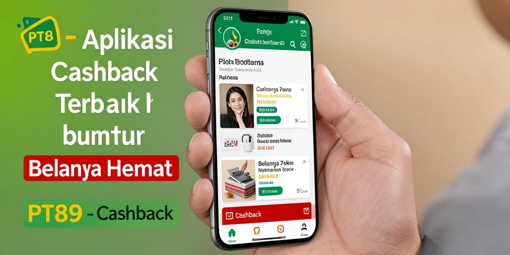 Antarmuka pengguna PT89 yang menarik dan menarik untuk cashback.